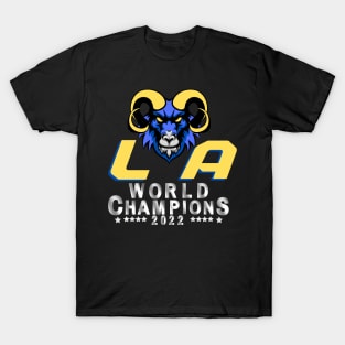 LA Rams Football NFL Super Bowl World Champions T-Shirt